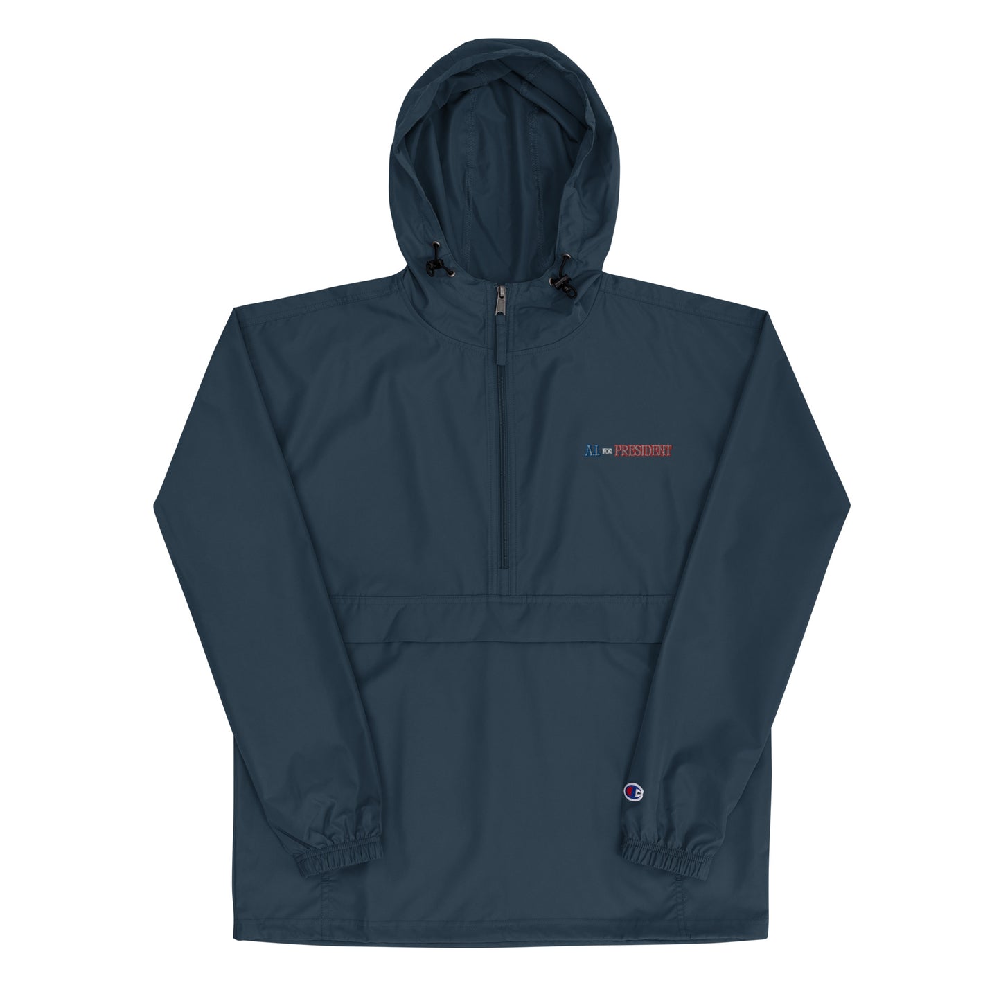 A.I For President - Embroidered Champion Packable Jacket
