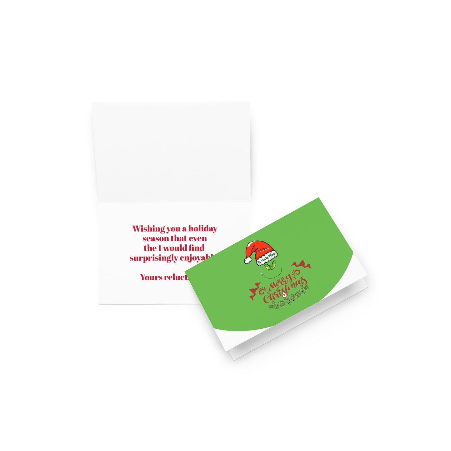 Merry Christmas / G'rinchy Wear - Greeting Card