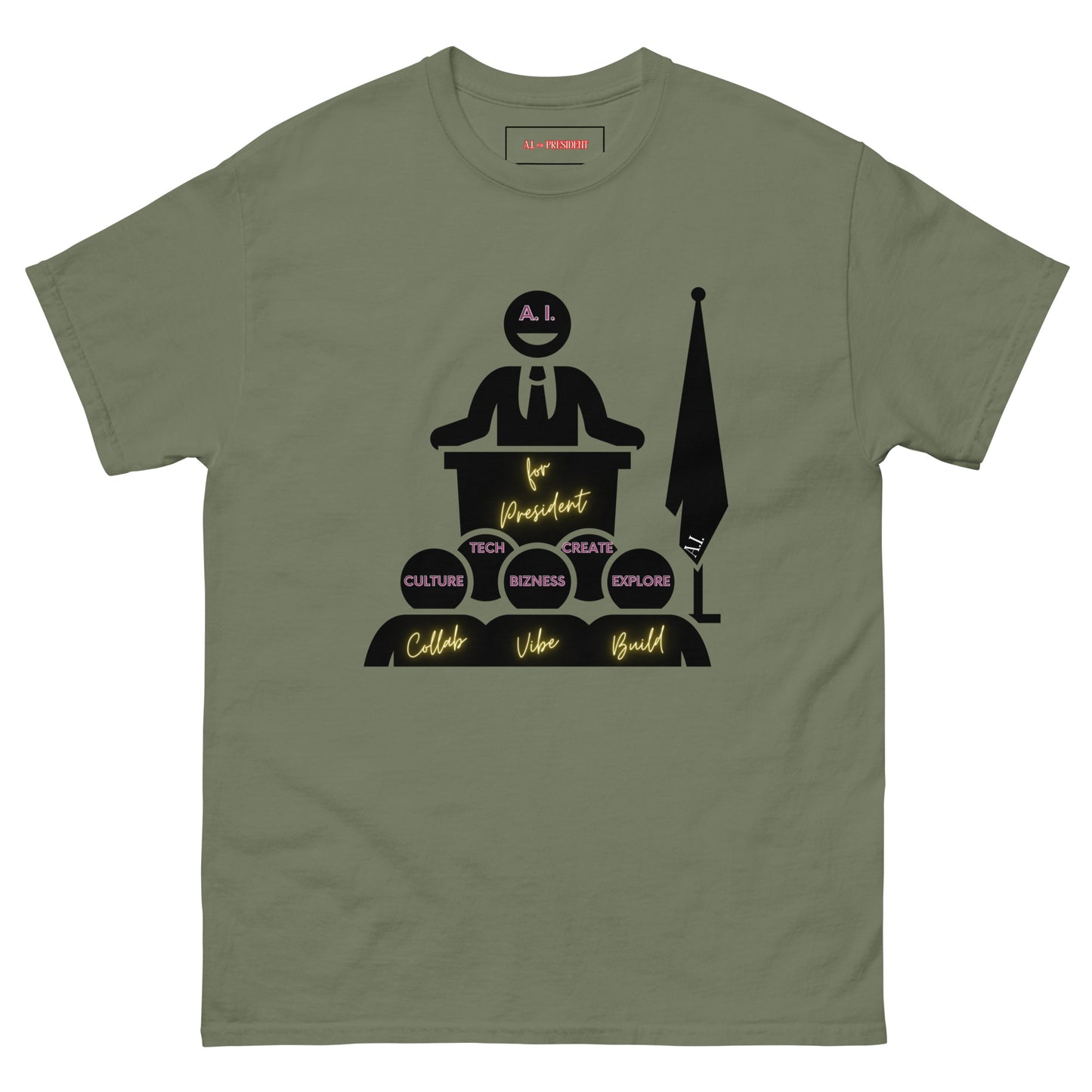 A.I. For President (Speech) - Classic T-Shirt