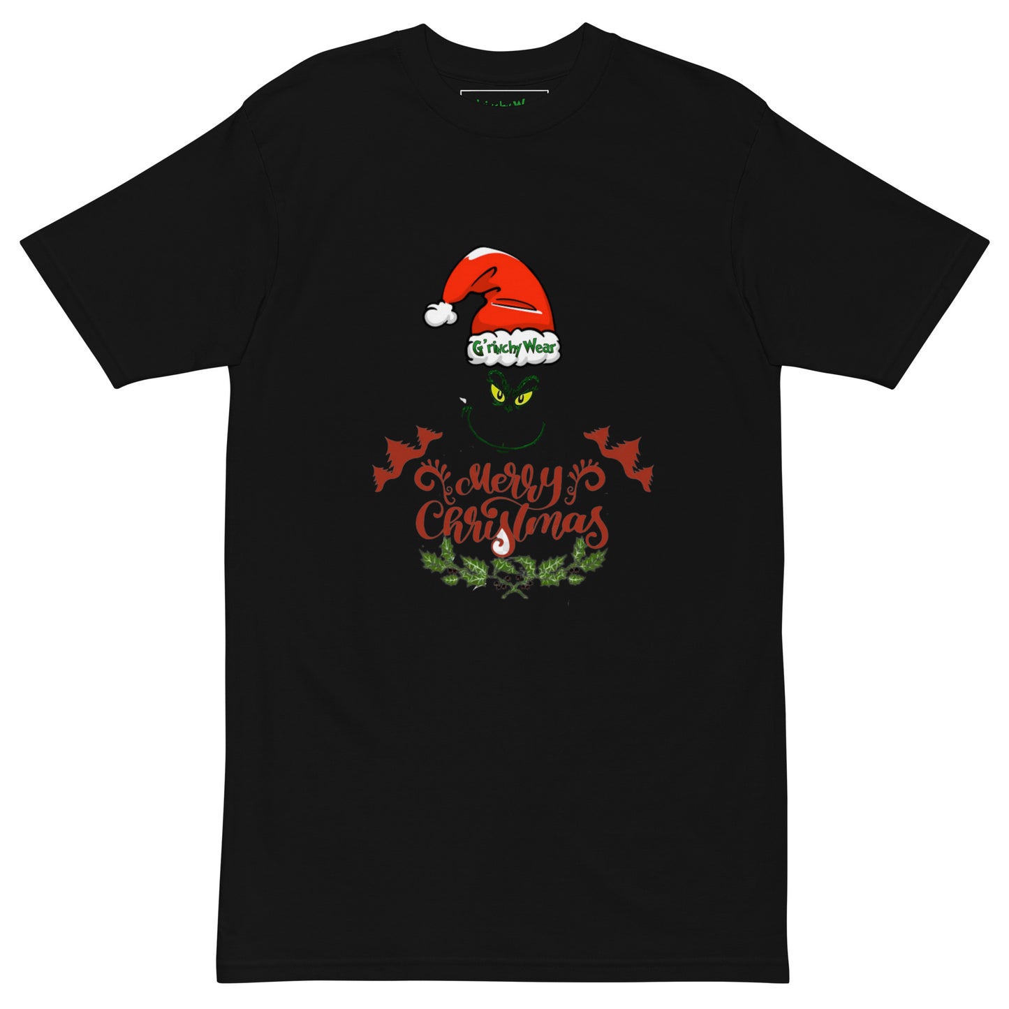 Merry Christmas / G'rinchy Wear - Premium Heavyweight T-Shirt