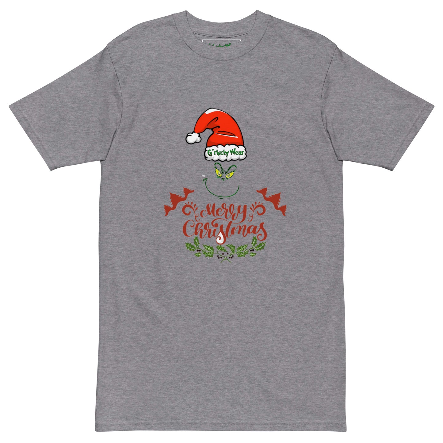 Merry Christmas / G'rinchy Wear - Premium Heavyweight T-Shirt
