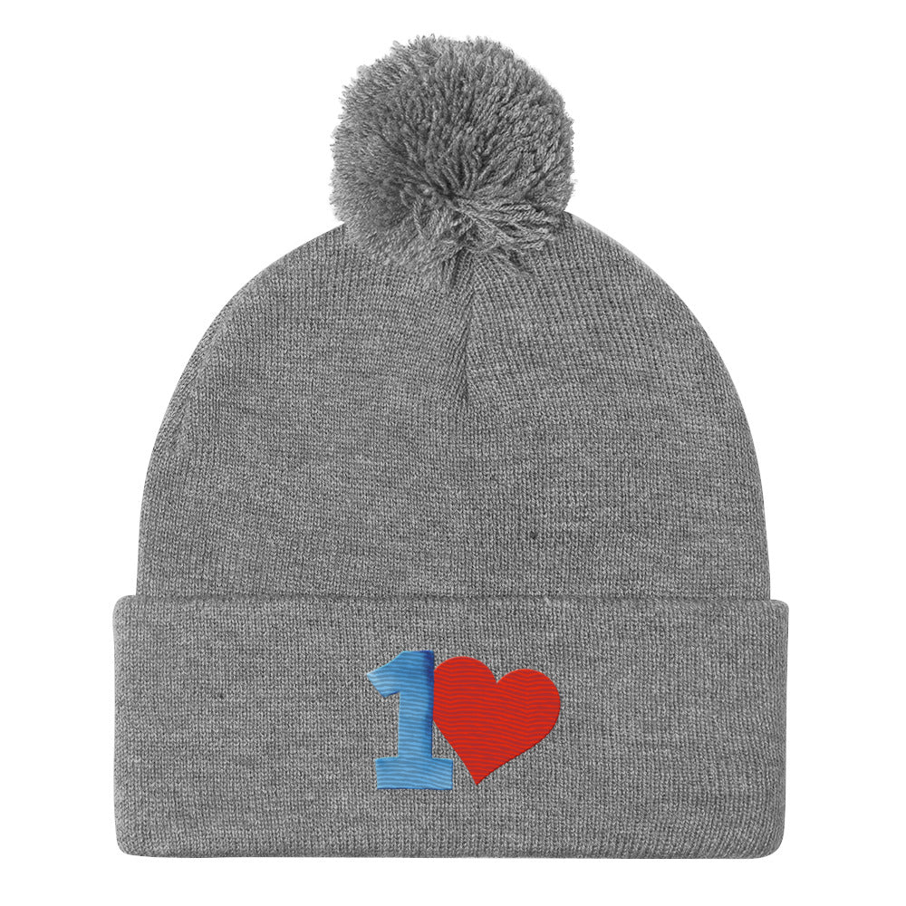 1 Love - Pom-Pom Beanie