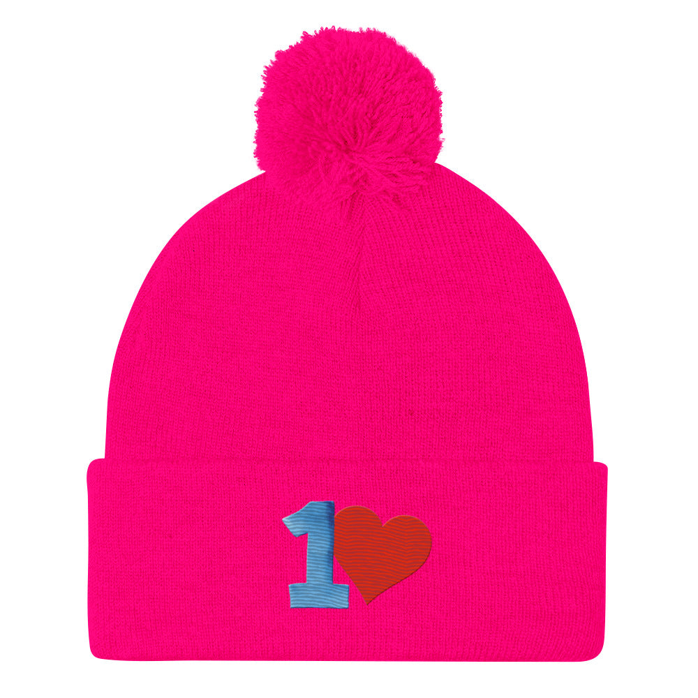1 Love - Pom-Pom Beanie