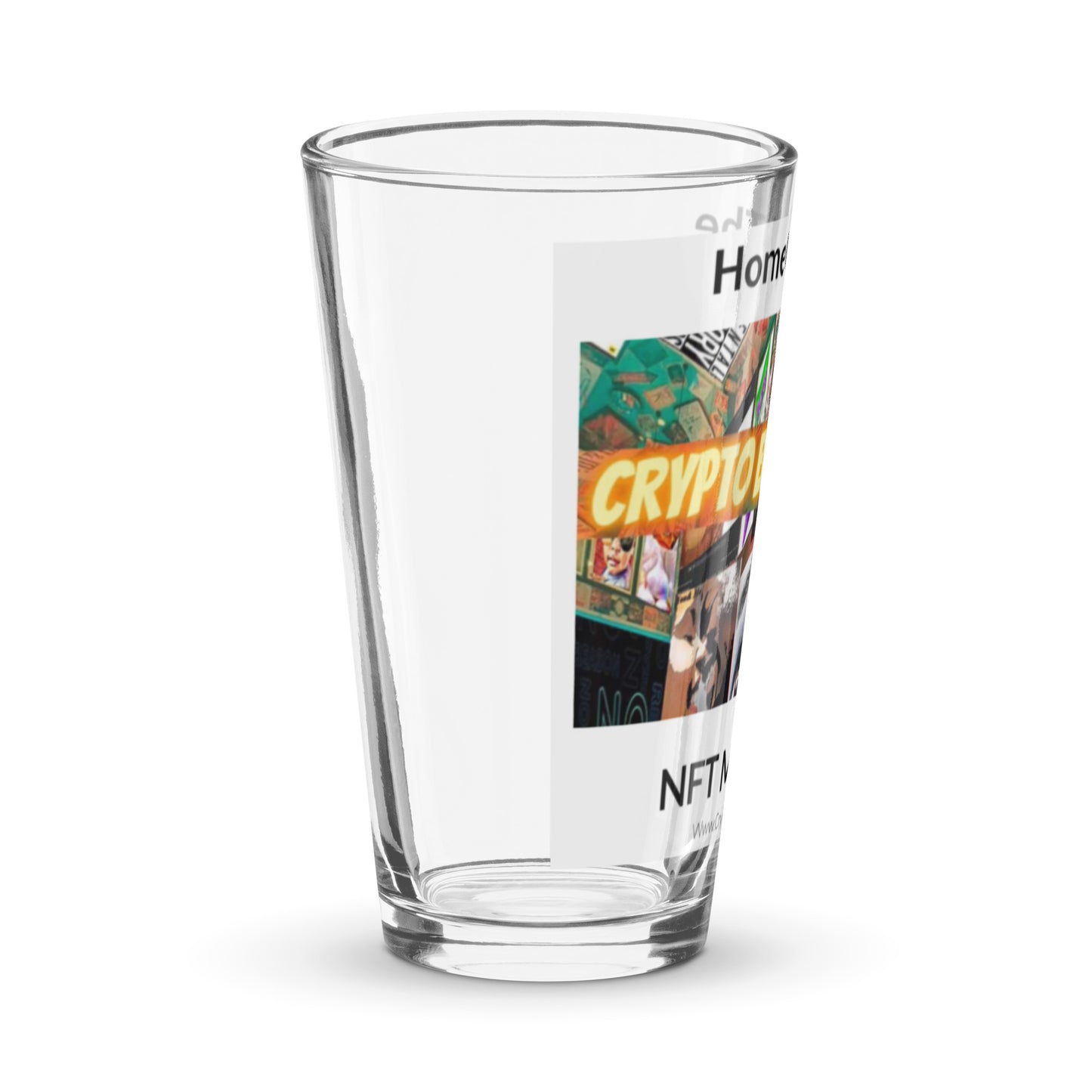 Crypto Beat Radio - Shaker Pint Glass
