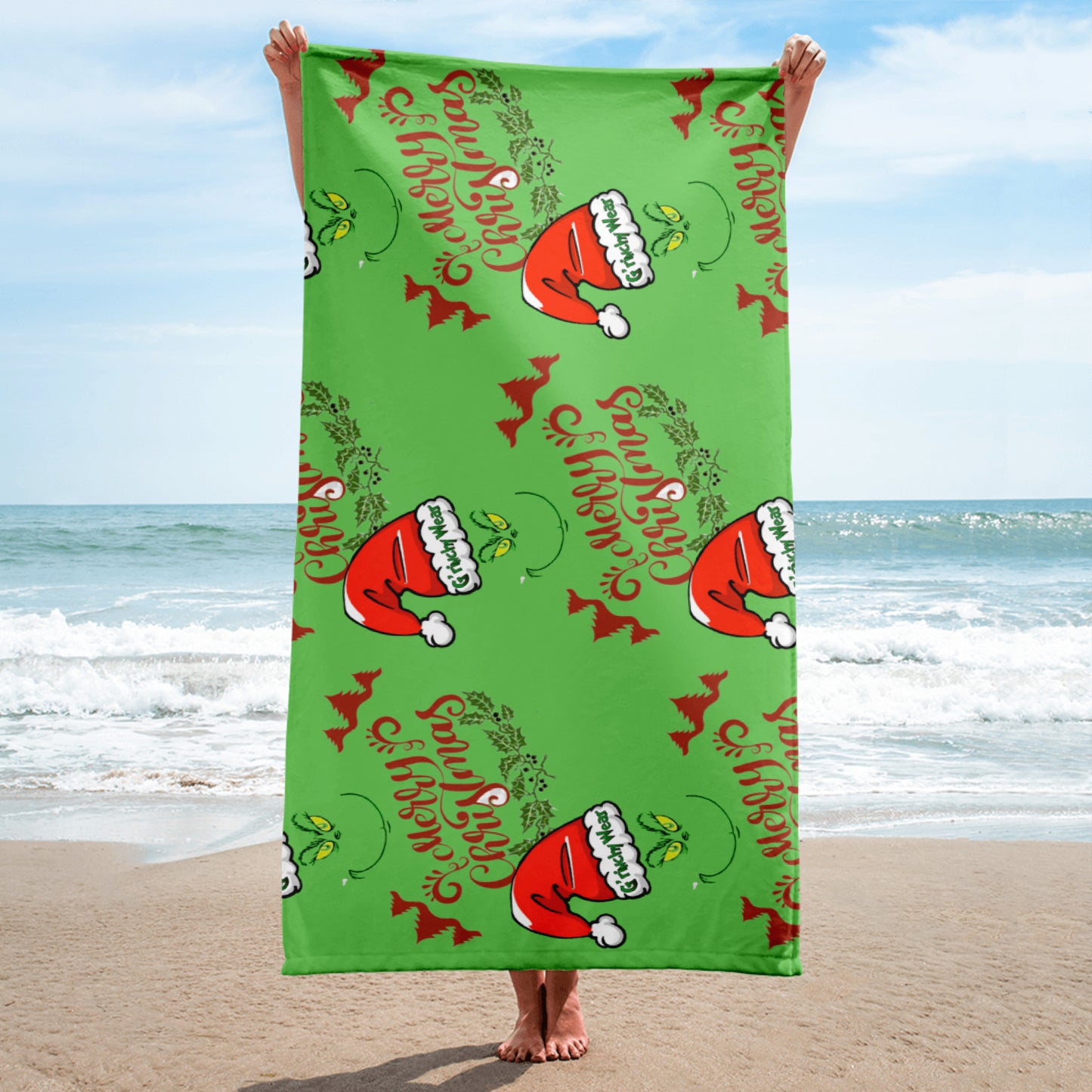 Merry Christmas / G'rinchy Wear - Towel