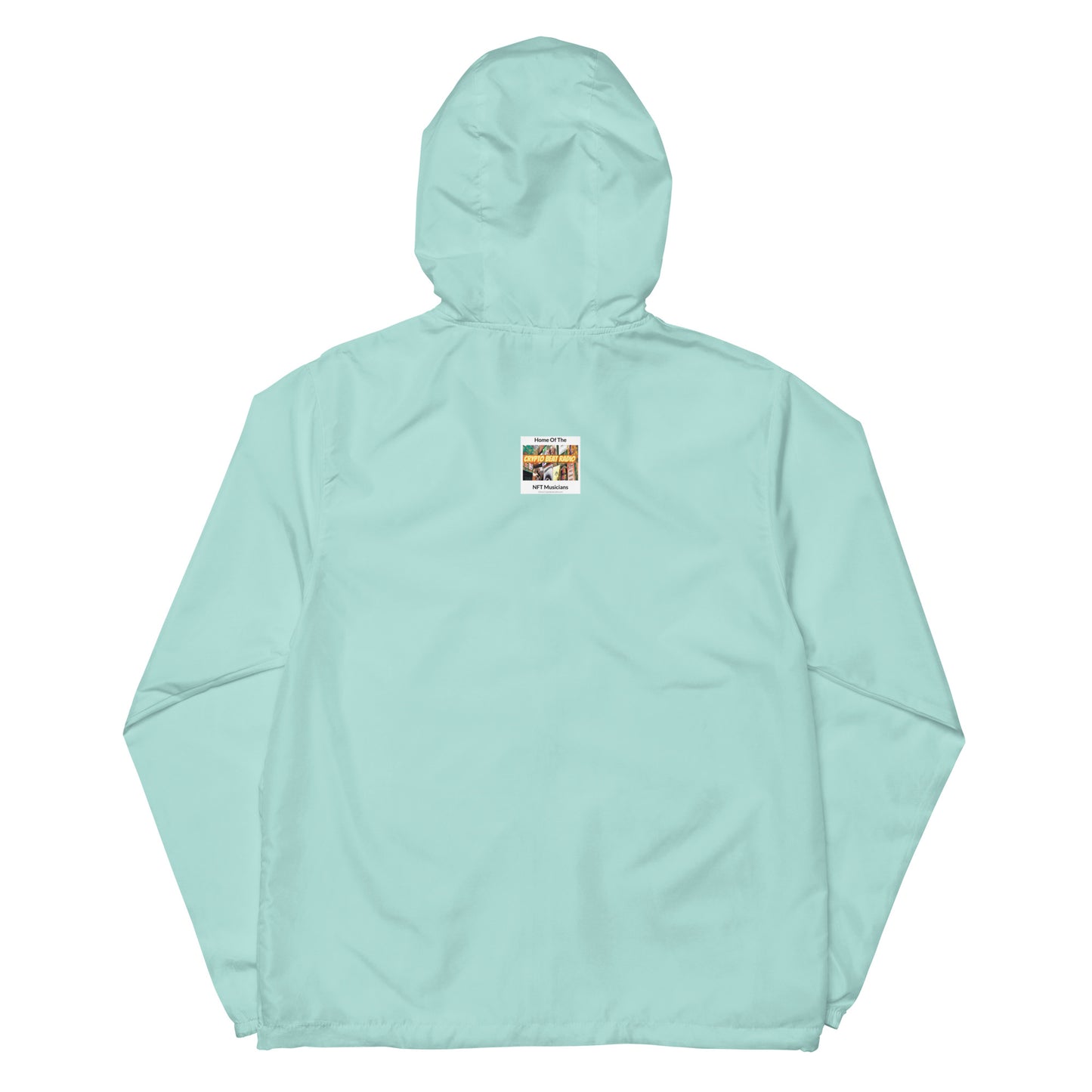 Crypto Beat Radio - Unisex Lightweight Zip Up Windbreaker