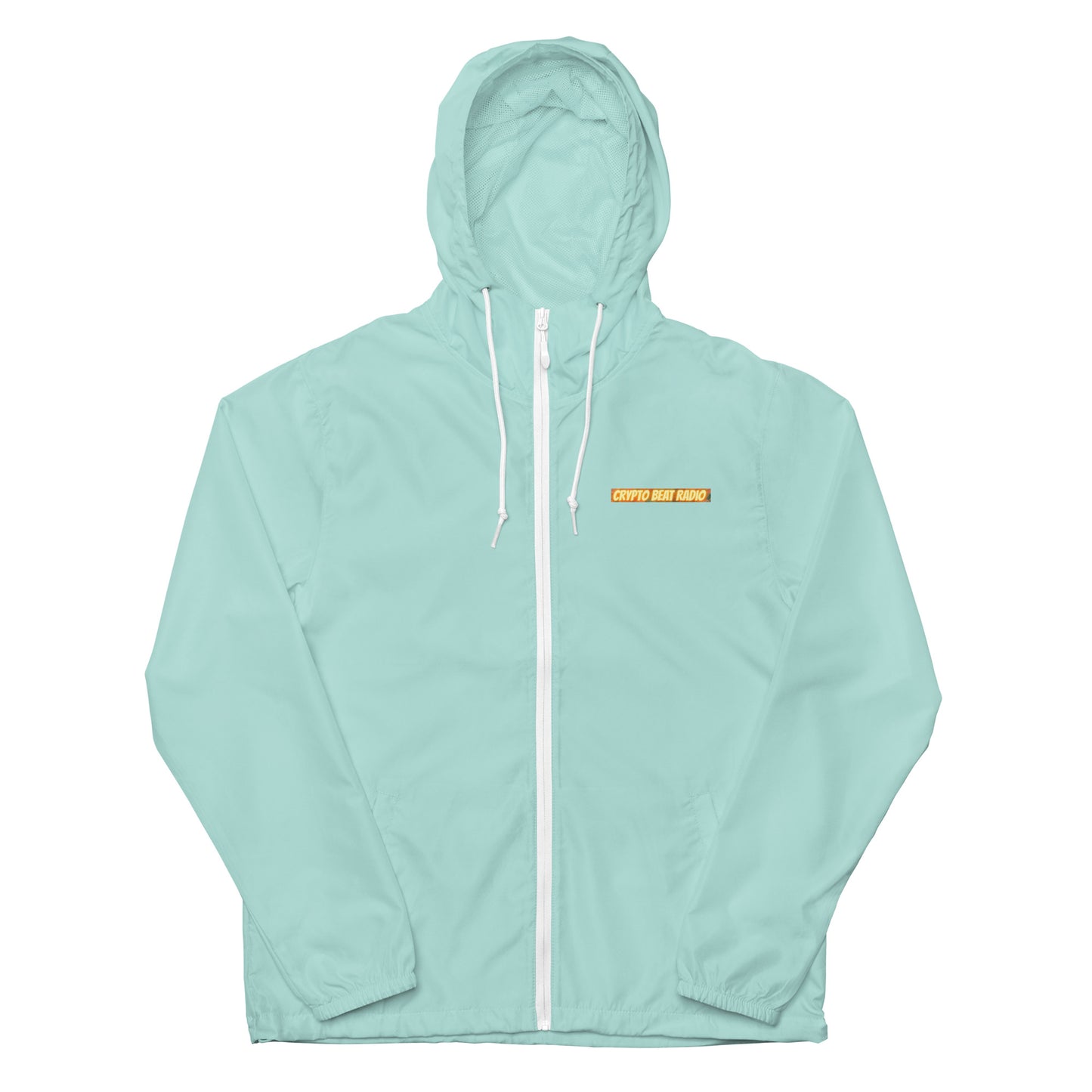Crypto Beat Radio - Unisex Lightweight Zip Up Windbreaker