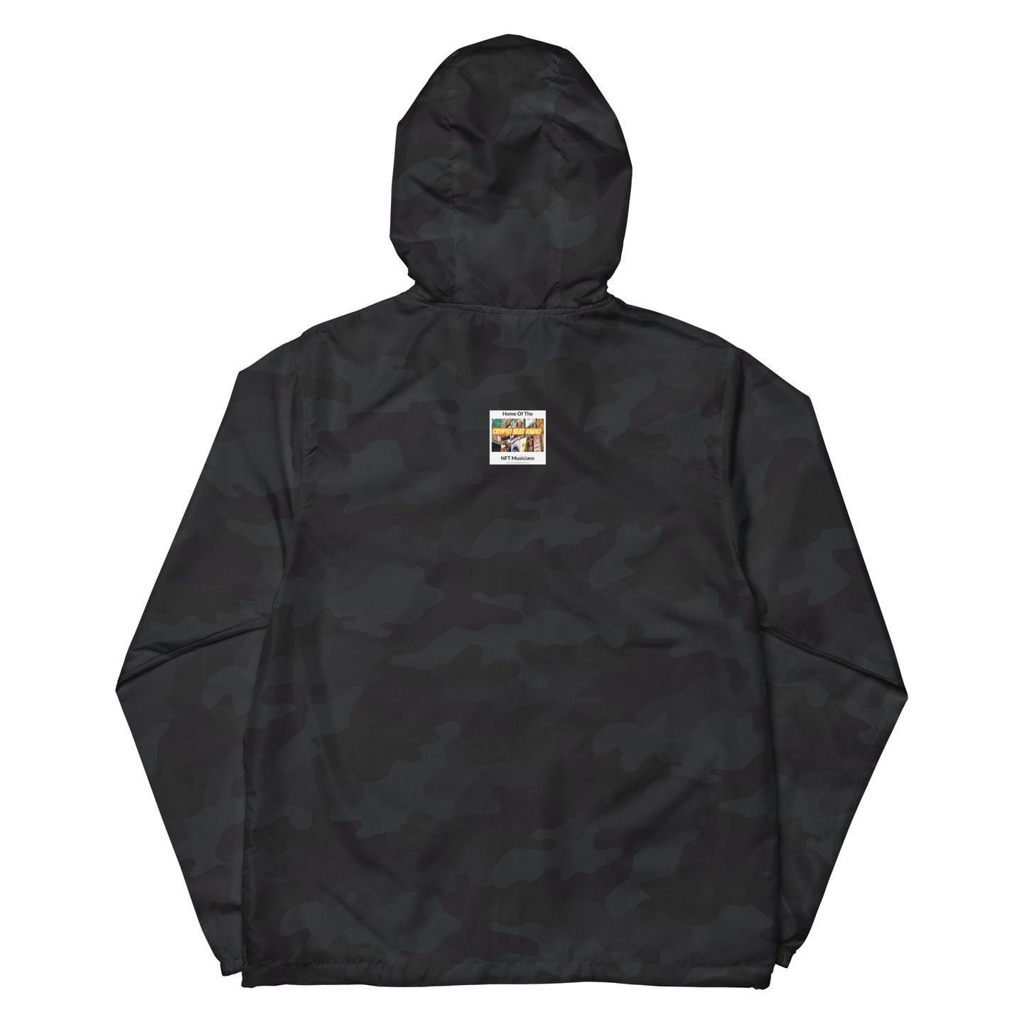 Crypto Beat Radio - Unisex Lightweight Zip Up Windbreaker