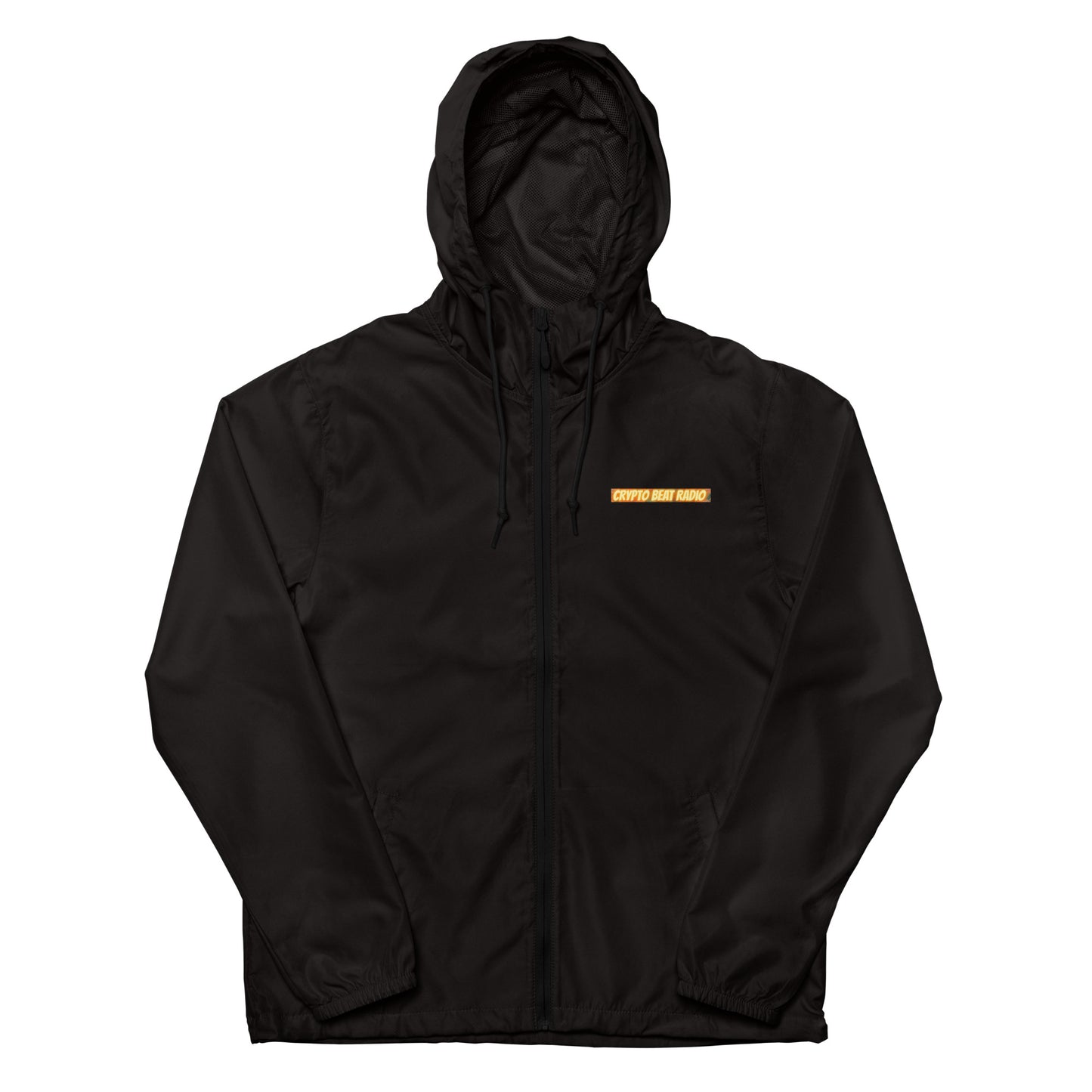 Crypto Beat Radio - Unisex Lightweight Zip Up Windbreaker