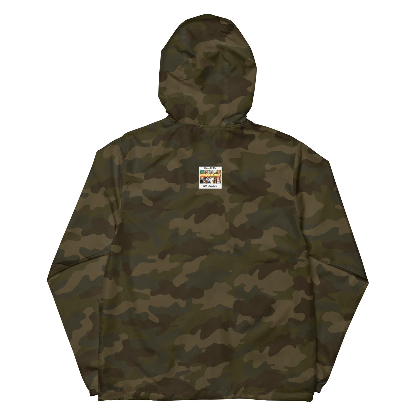 Crypto Beat Radio - Unisex Lightweight Zip Up Windbreaker