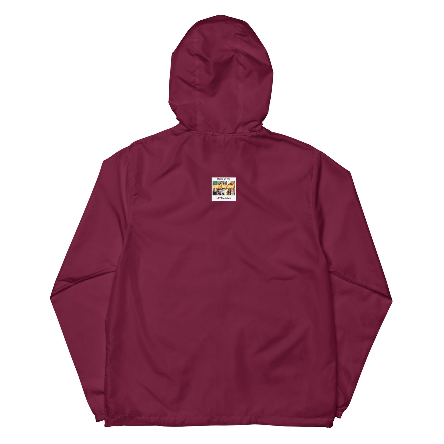 Crypto Beat Radio - Unisex Lightweight Zip Up Windbreaker