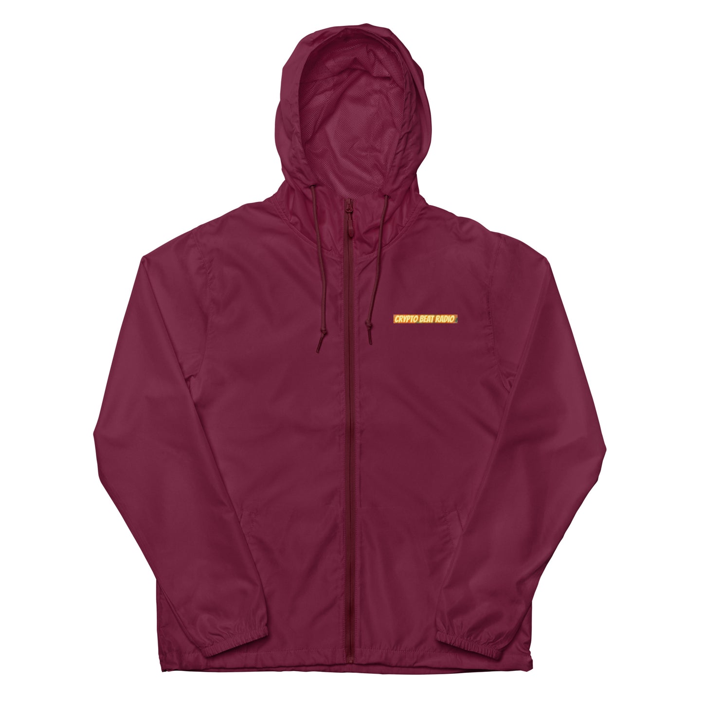 Crypto Beat Radio - Unisex Lightweight Zip Up Windbreaker