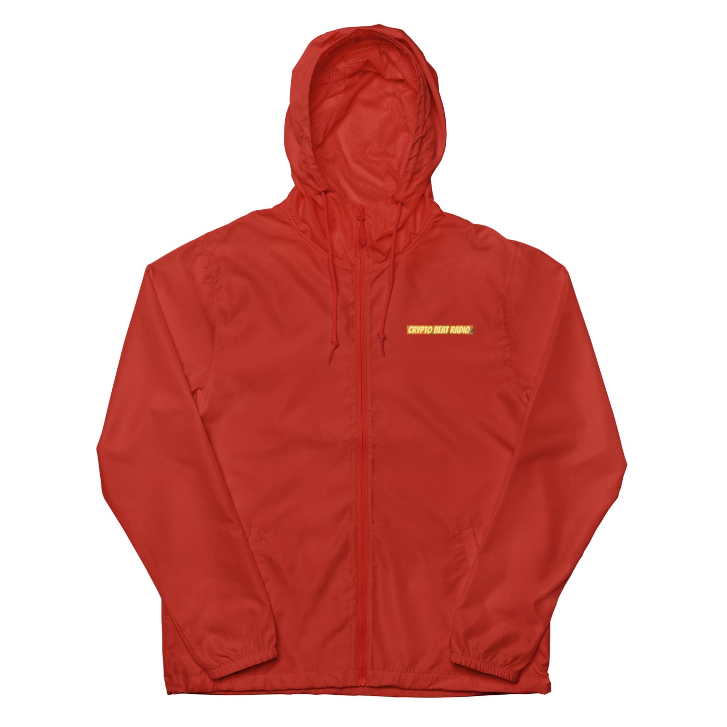 Crypto Beat Radio - Unisex Lightweight Zip Up Windbreaker