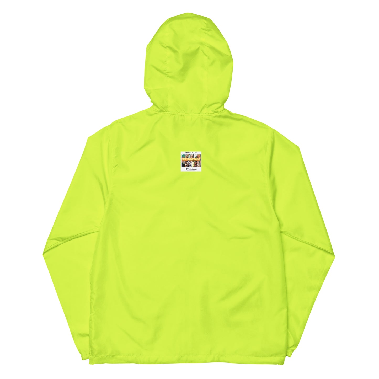 Crypto Beat Radio - Unisex Lightweight Zip Up Windbreaker