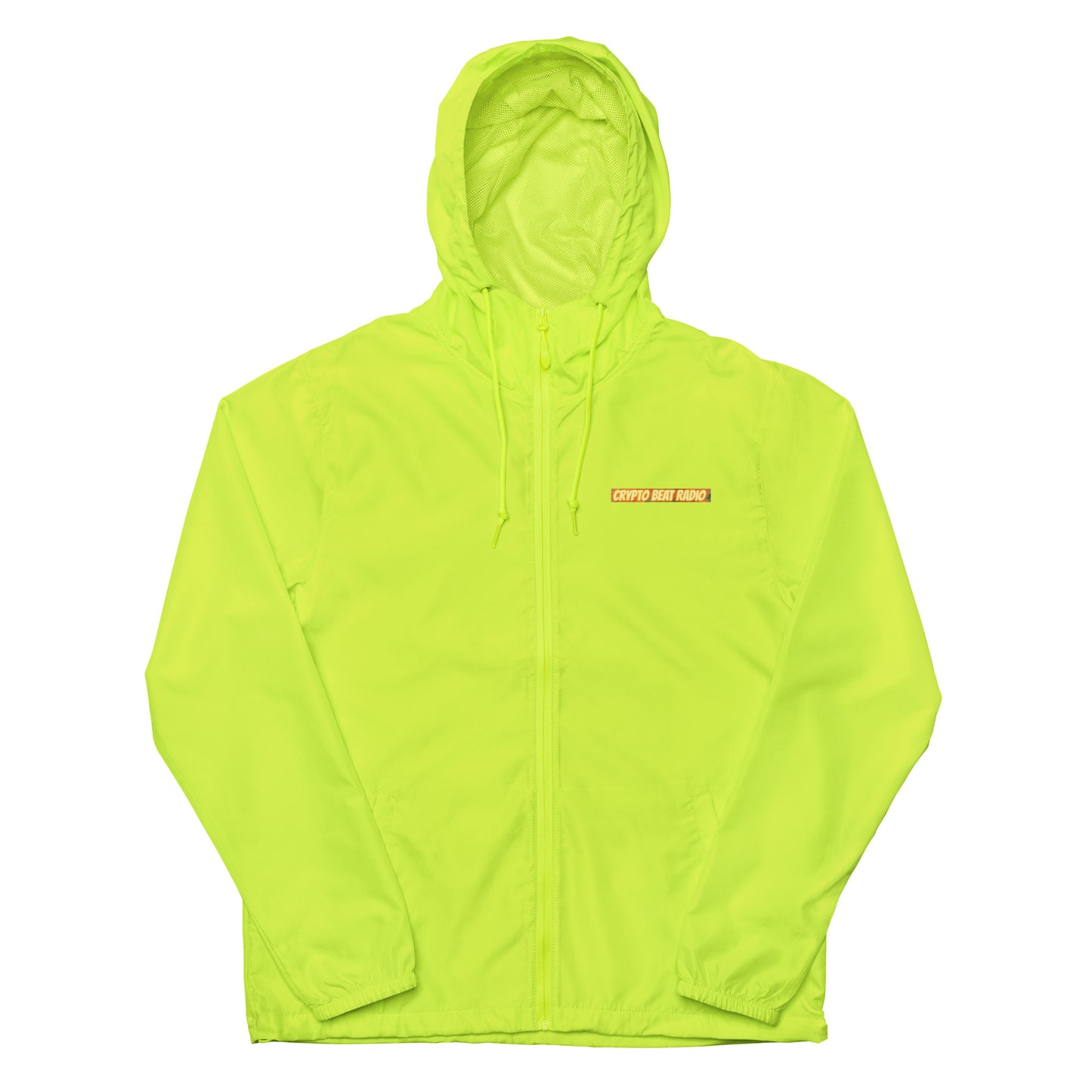Crypto Beat Radio - Unisex Lightweight Zip Up Windbreaker