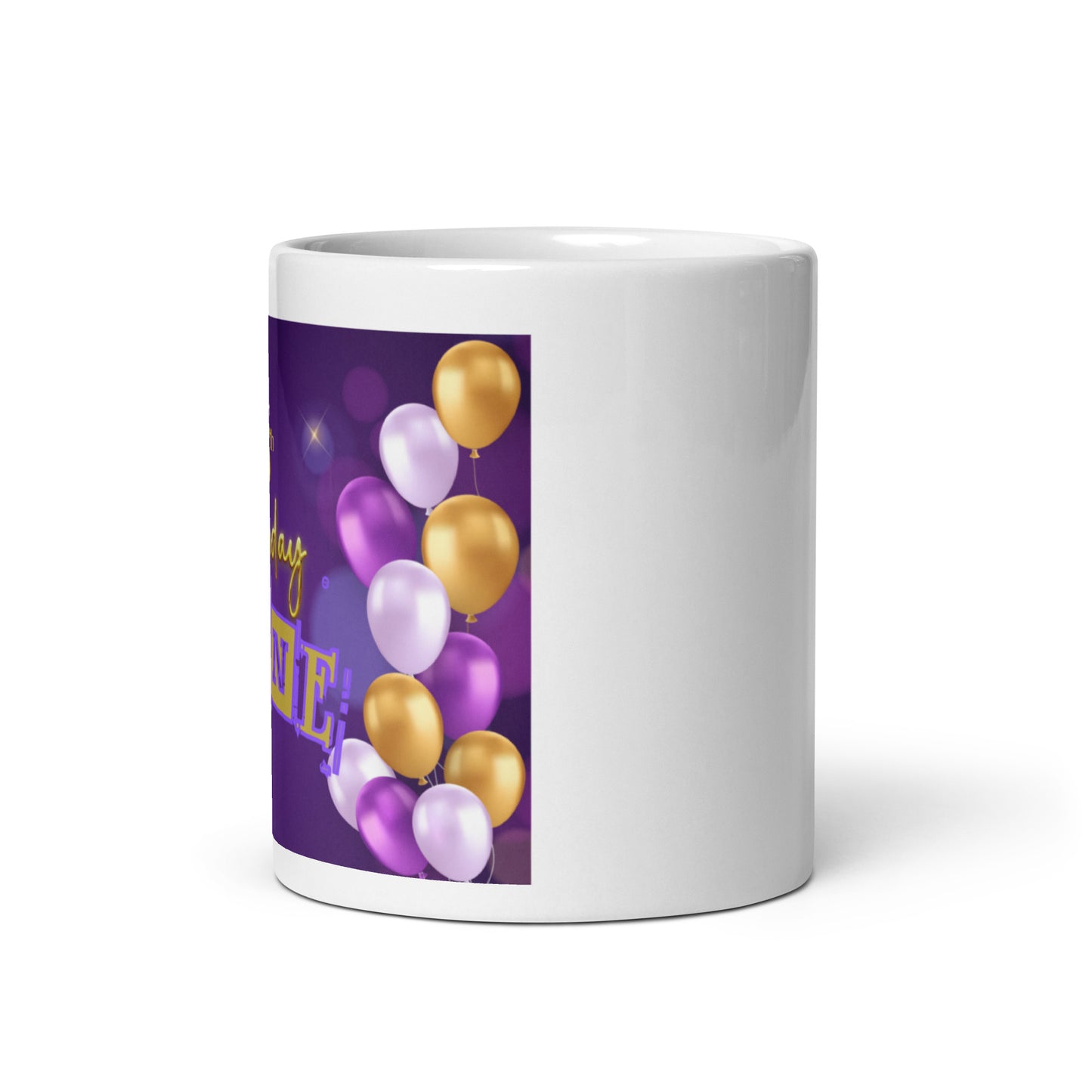 Happy Birthday Diane - White Glossy Mug