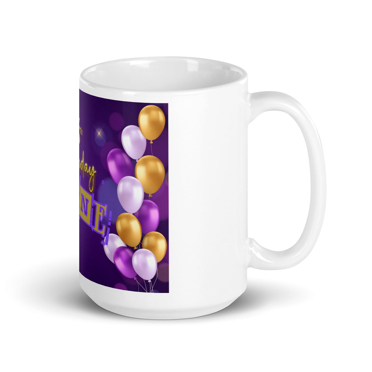 Happy Birthday Diane - White Glossy Mug