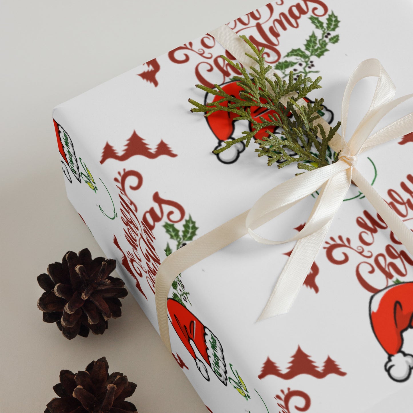 Merry Christmas / G'rinchy Wear - Wrapping Paper Sheets