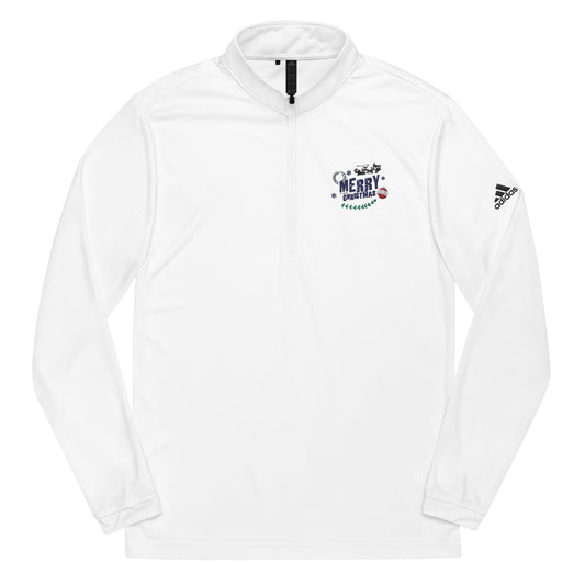 Adidas / Merry Christmas - Quarter Zip Pullover