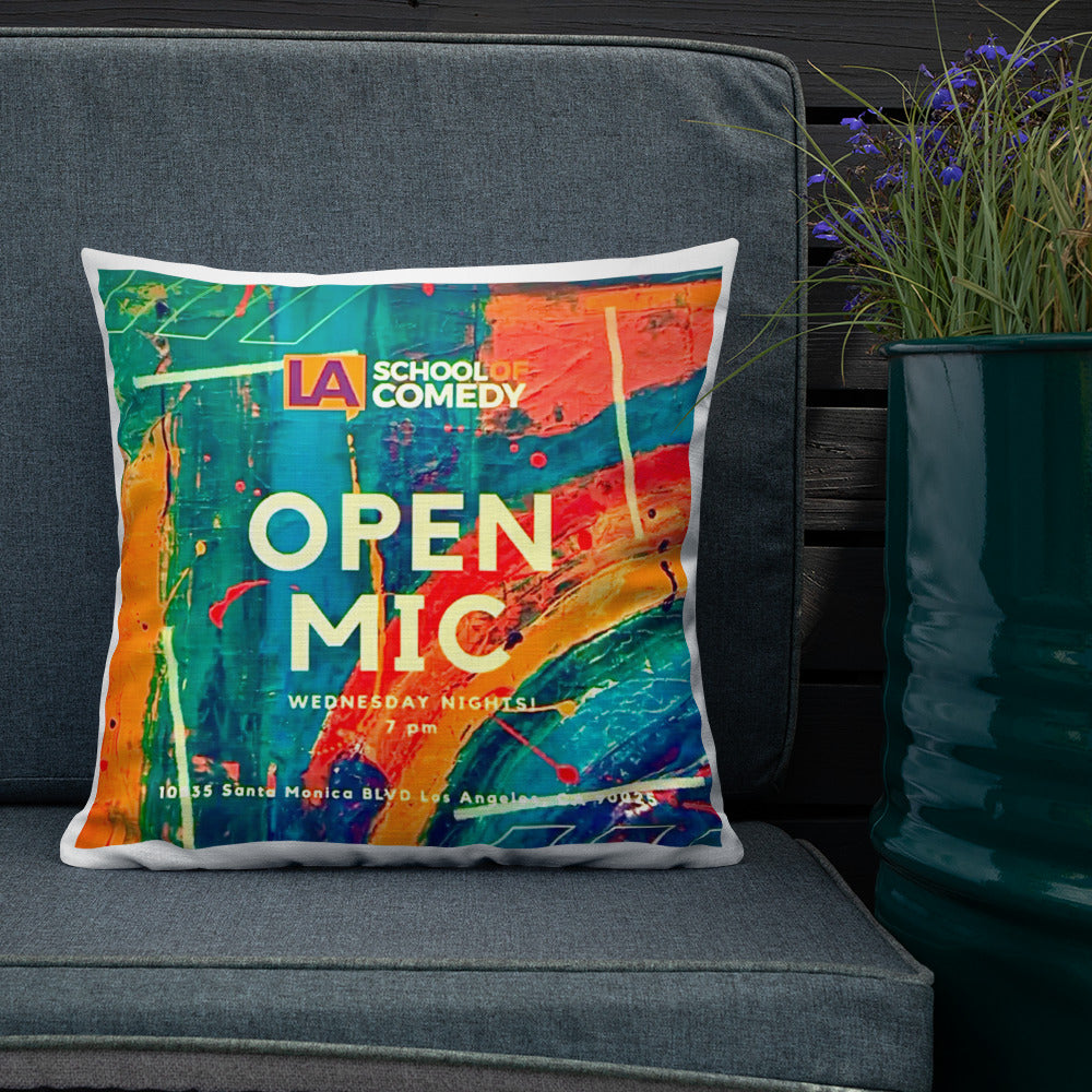 Open Mic / LASC - Premium Pillow