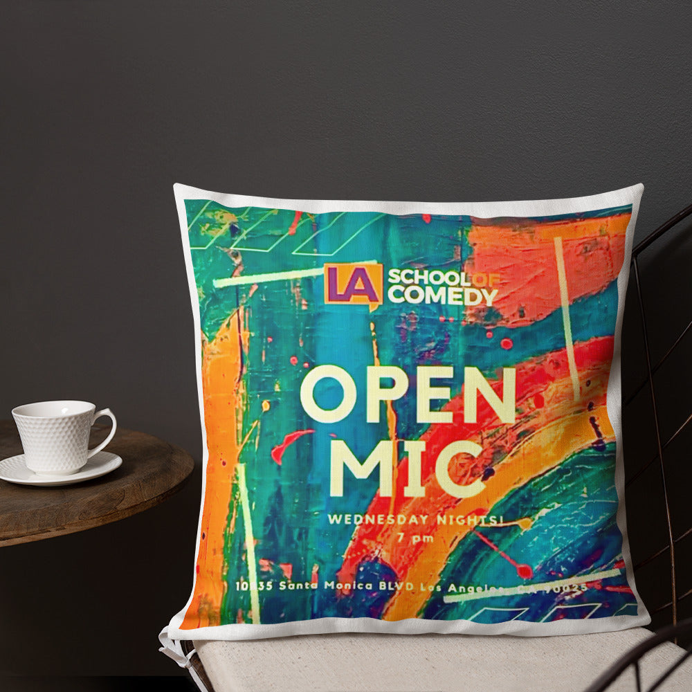 Open Mic / LASC - Premium Pillow