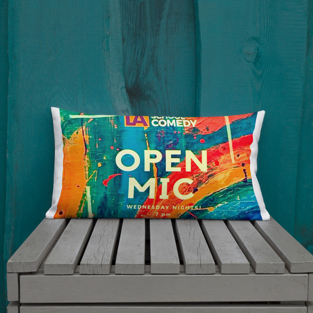 Open Mic / LASC - Premium Pillow