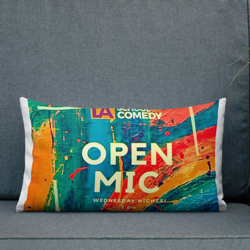 Open Mic / LASC - Premium Pillow