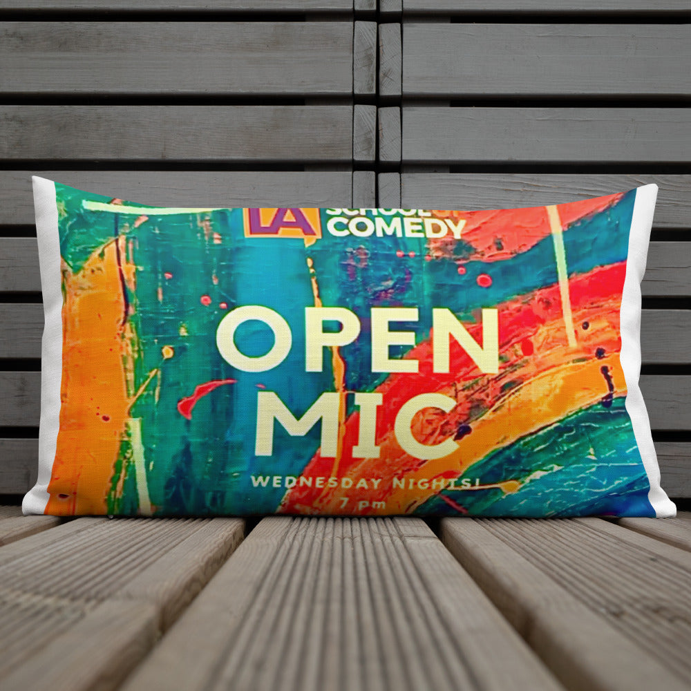 Open Mic / LASC - Premium Pillow