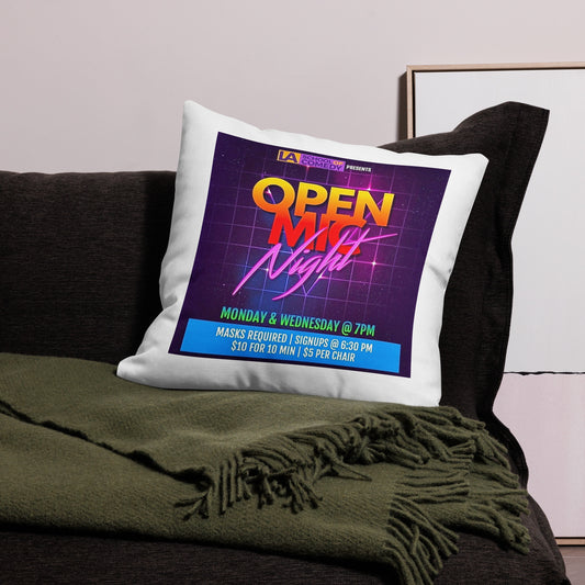 Open Mic Night / LASC - Premium Pillow