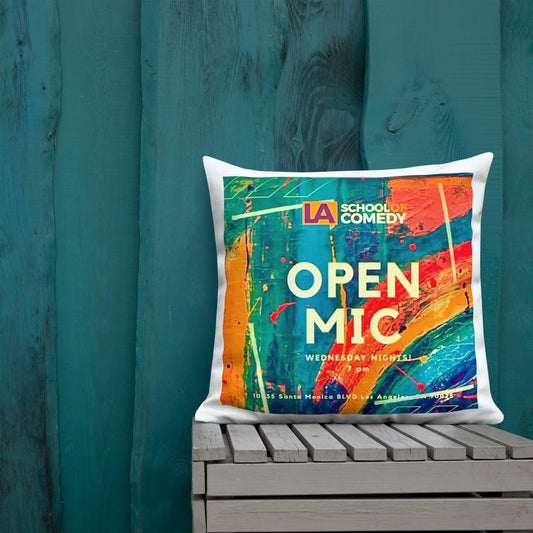 Open Mic / LASC - Premium Pillow