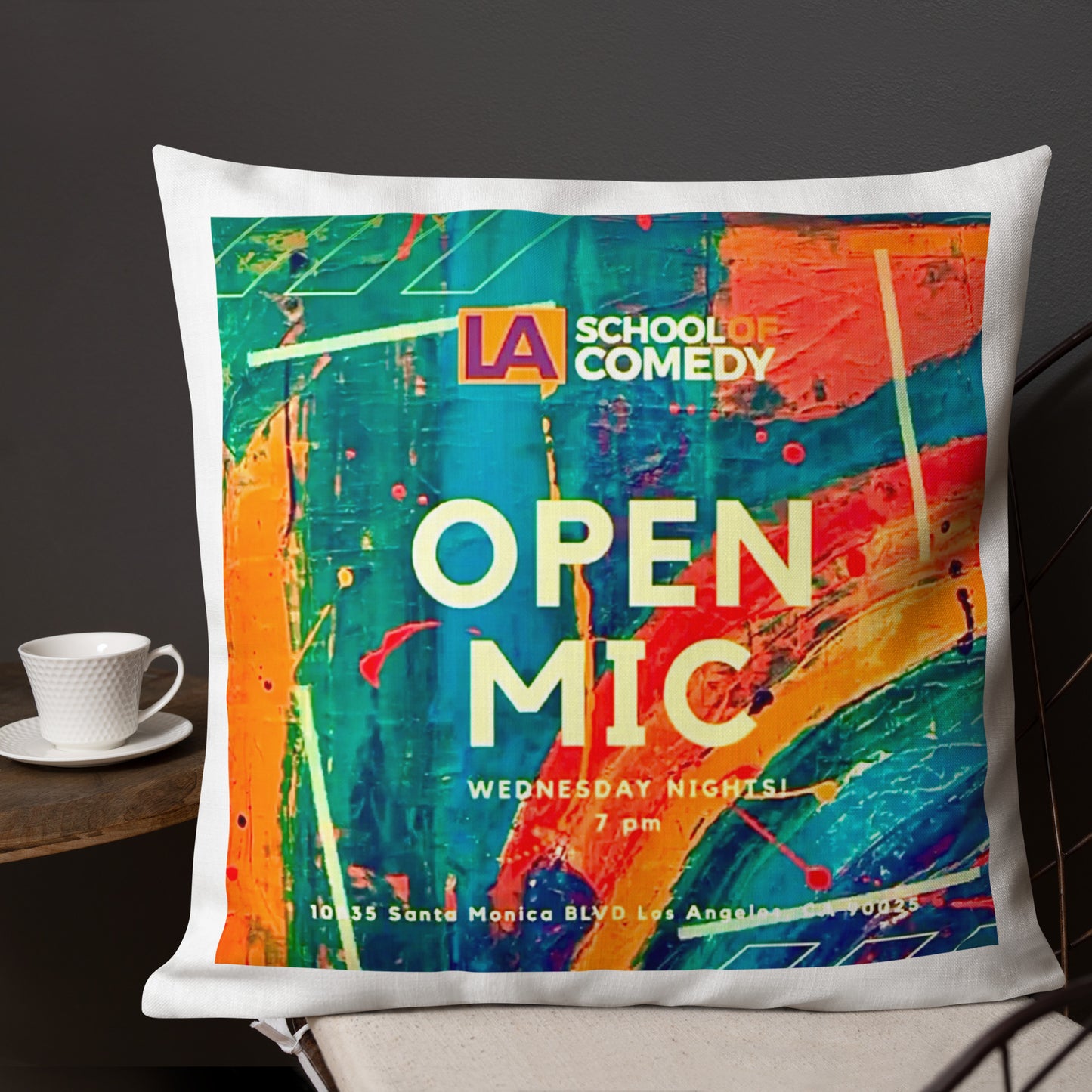 Open Mic / LASC - Premium Pillow