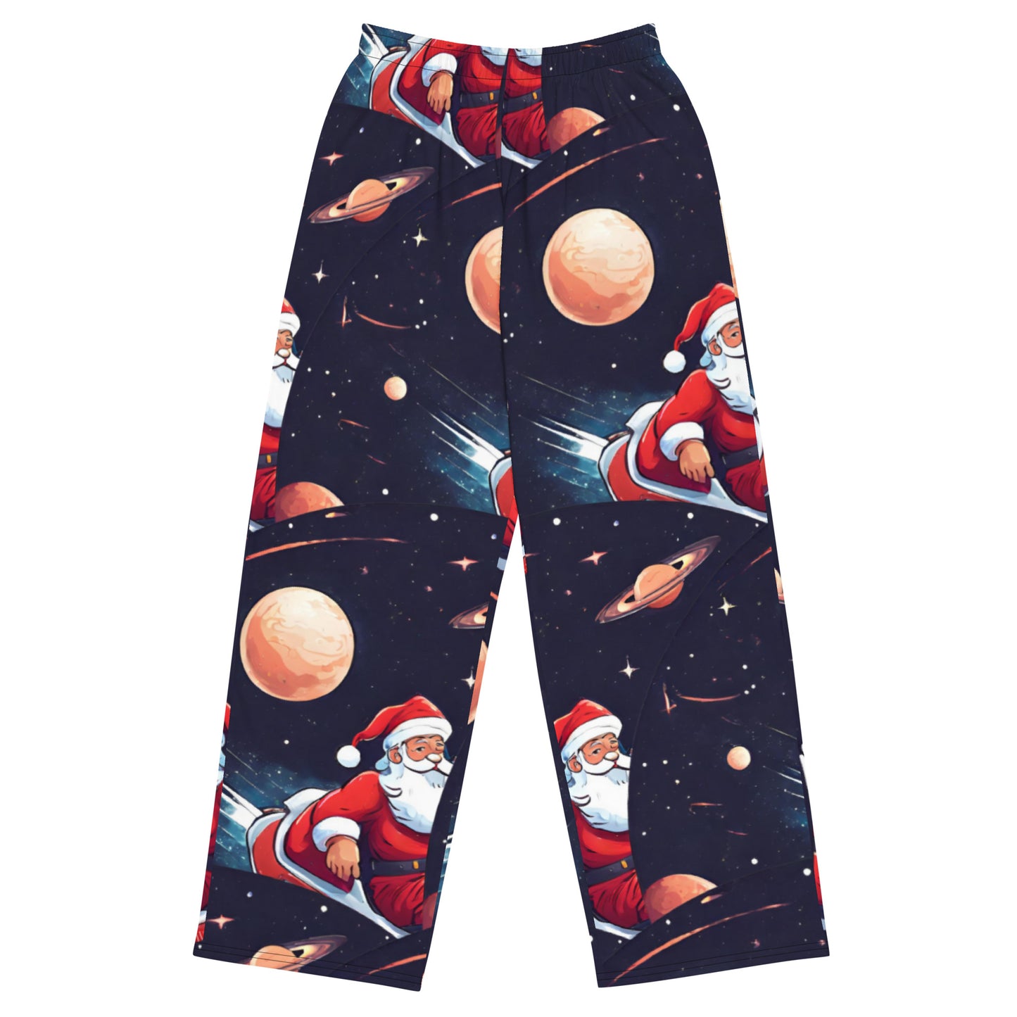A.I. For President / Merry Christmas - All-over Wide-Leg Pants
