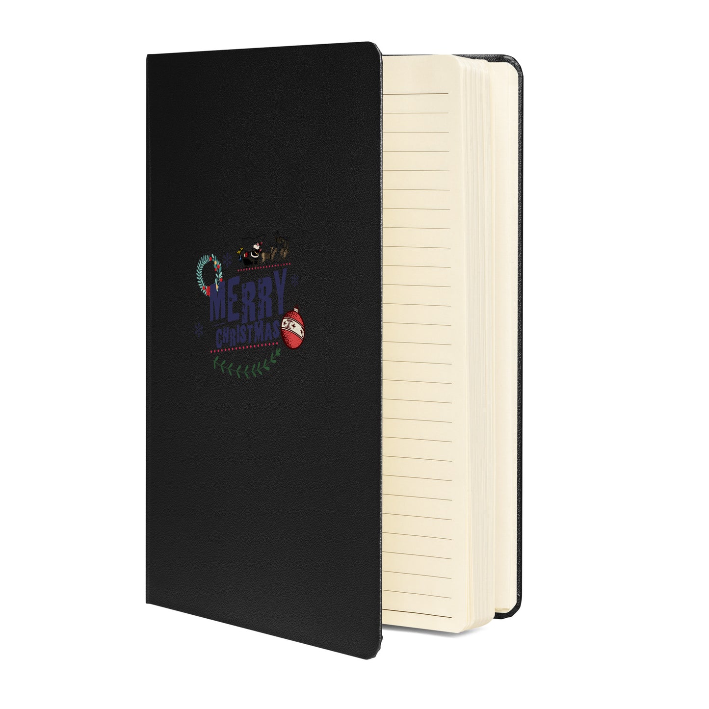 Merry Christmas - Hardcover Bound Notebook