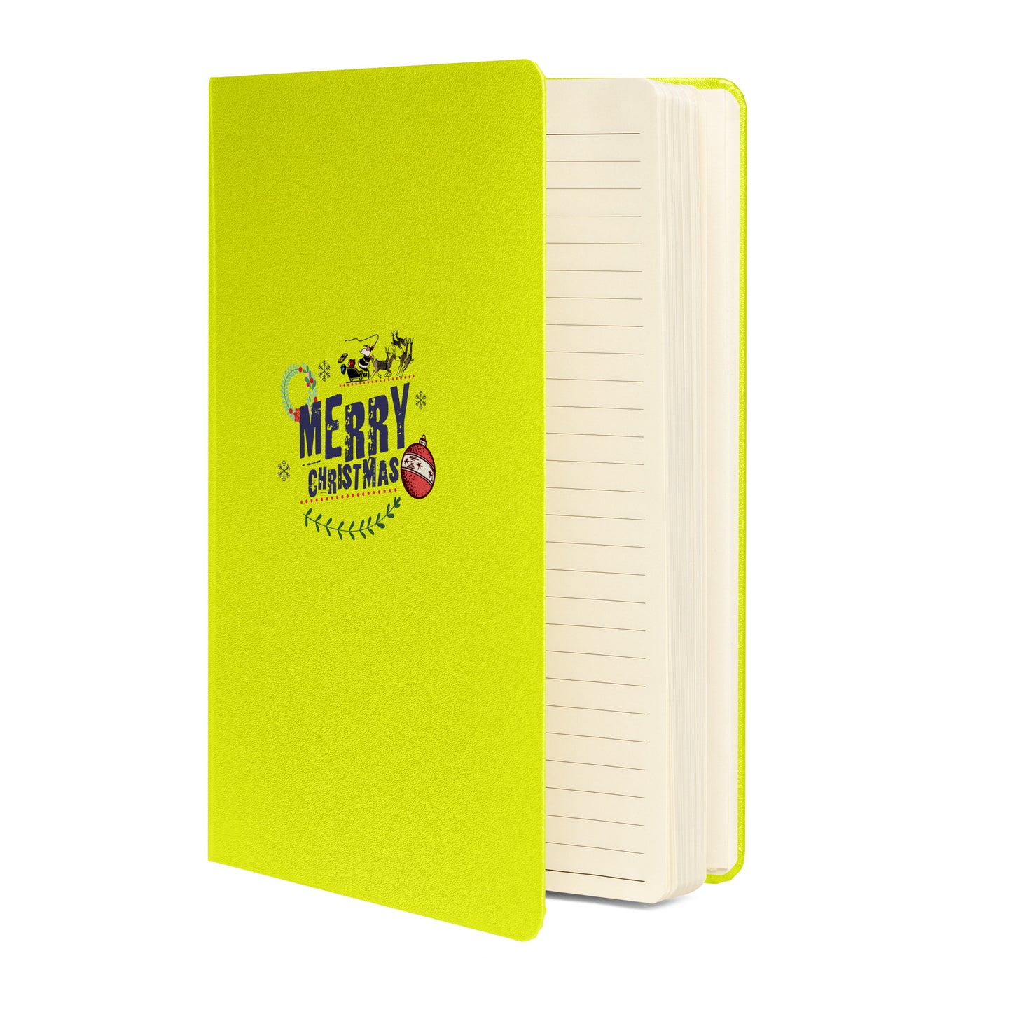 Merry Christmas - Hardcover Bound Notebook