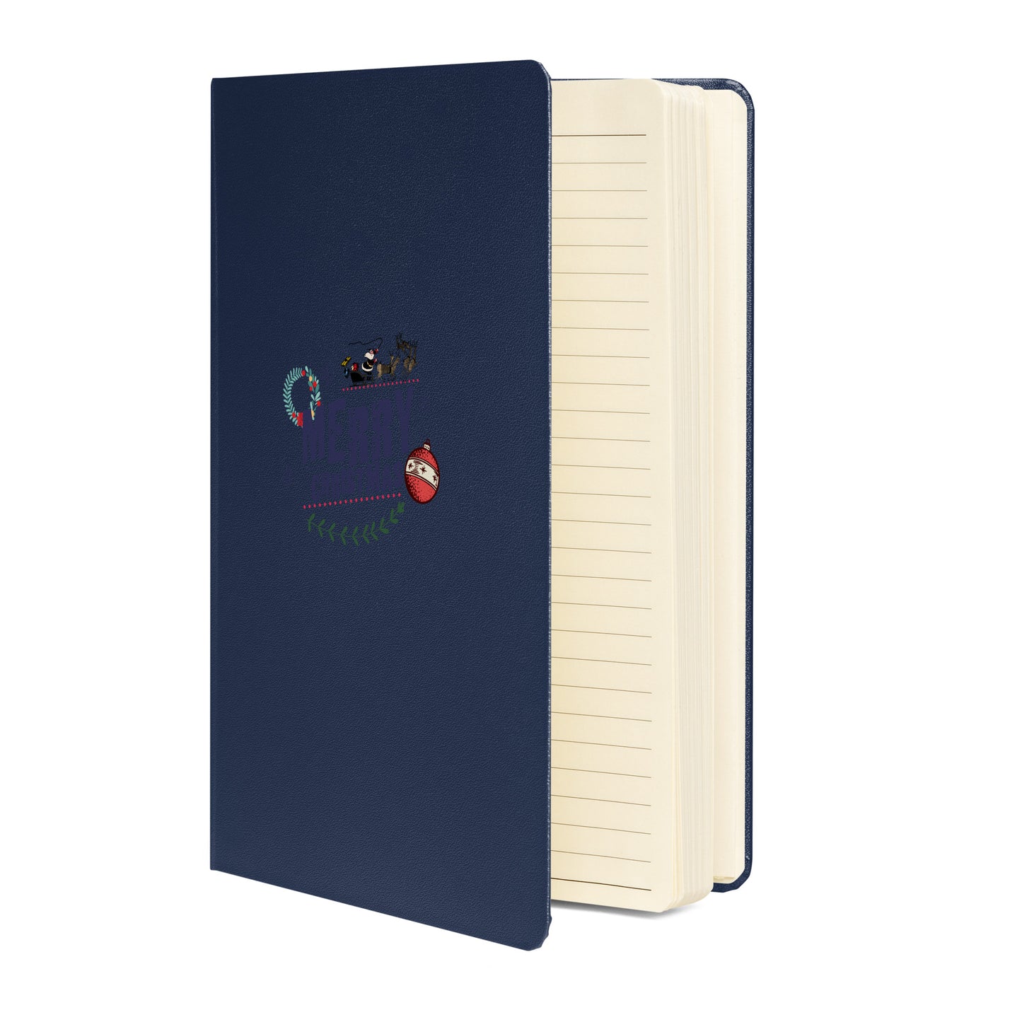 Merry Christmas - Hardcover Bound Notebook
