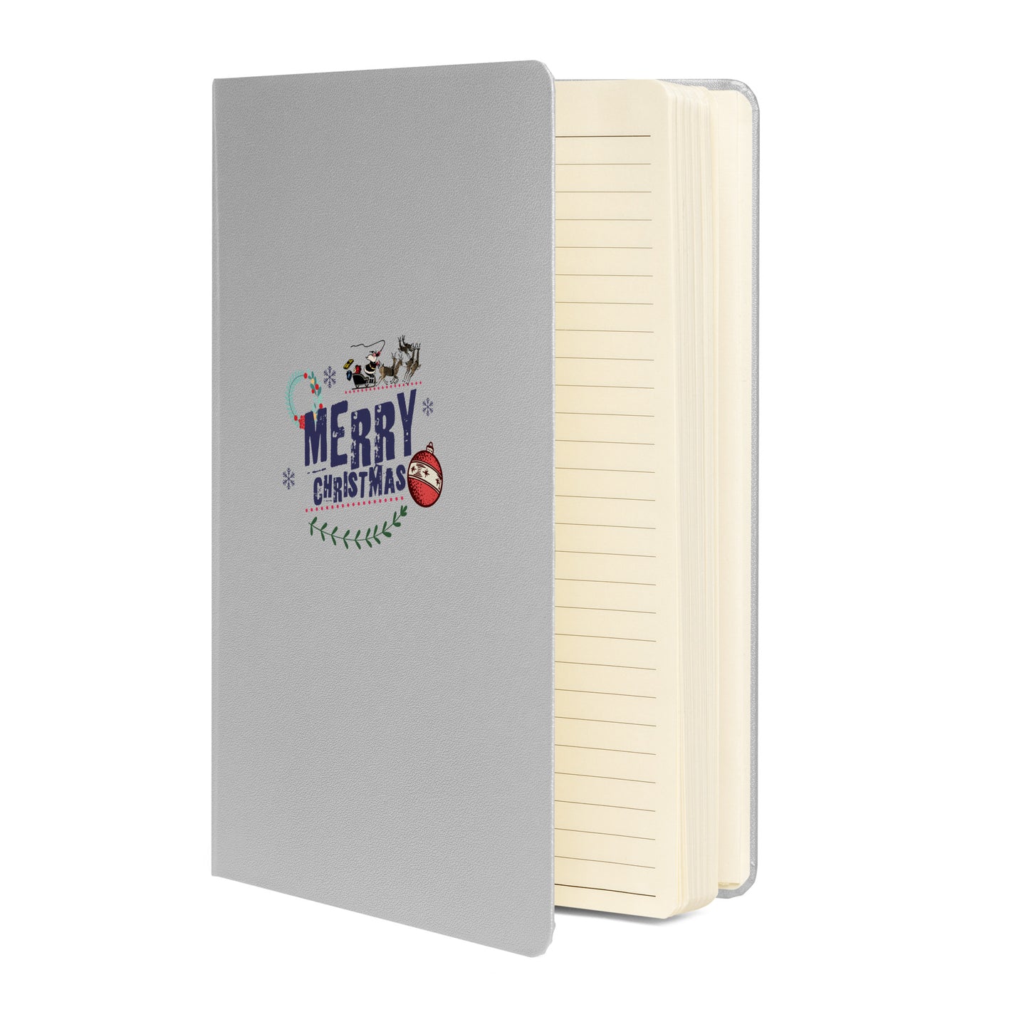 Merry Christmas - Hardcover Bound Notebook