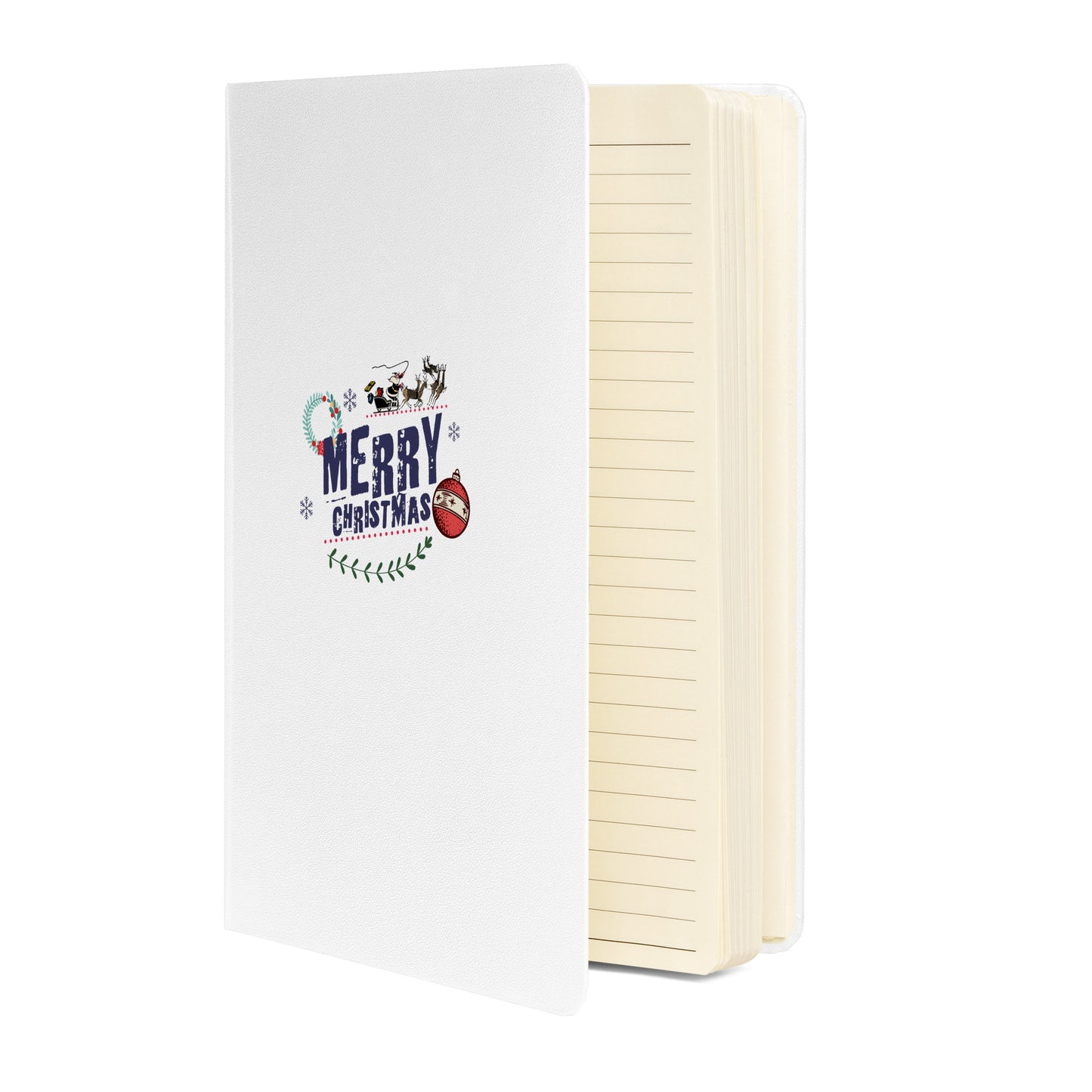 Merry Christmas - Hardcover Bound Notebook