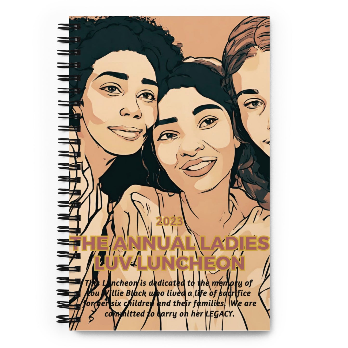 Ladies Luncheon 2023 - Spiral notebook