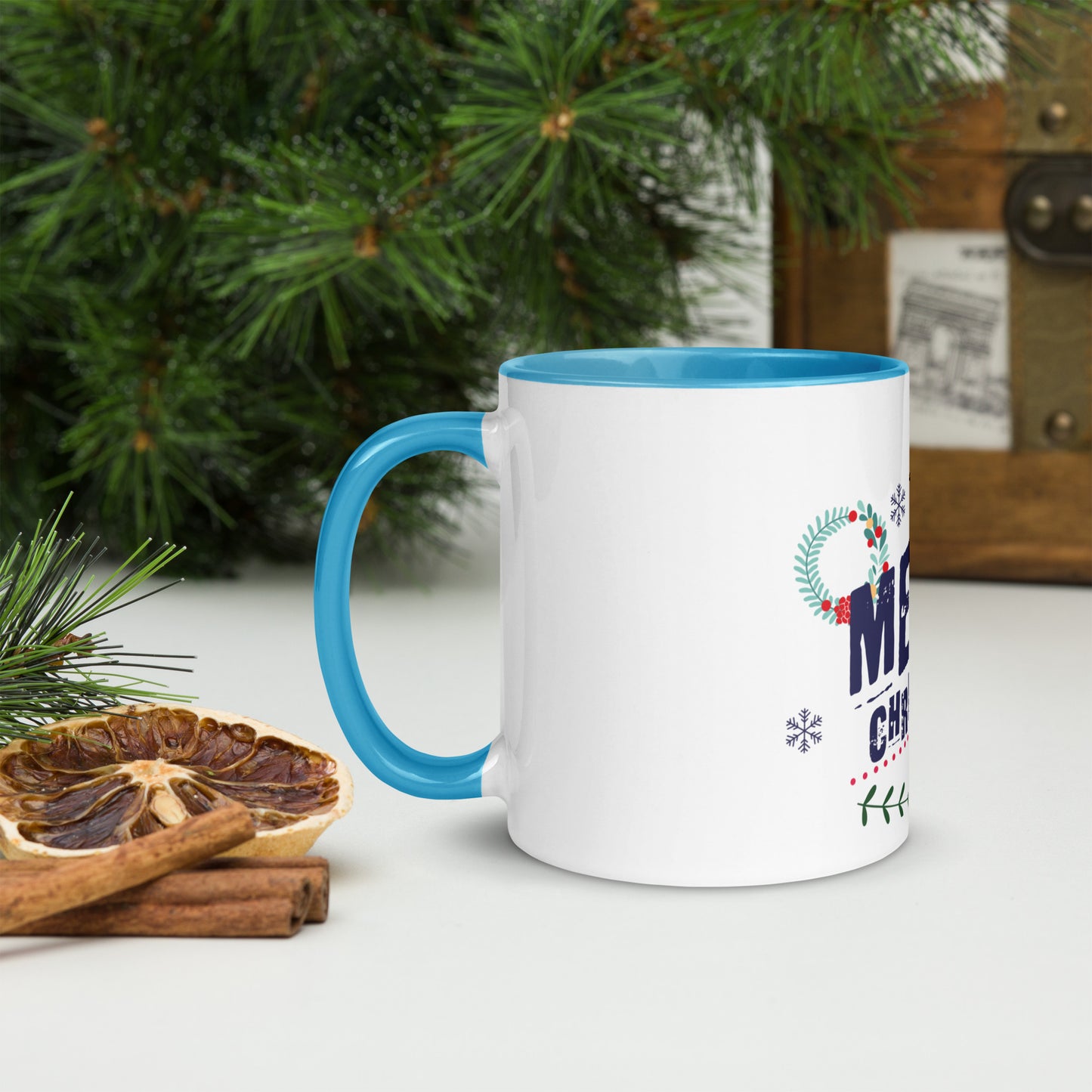 Merry Christmas - Mug with Color Inside