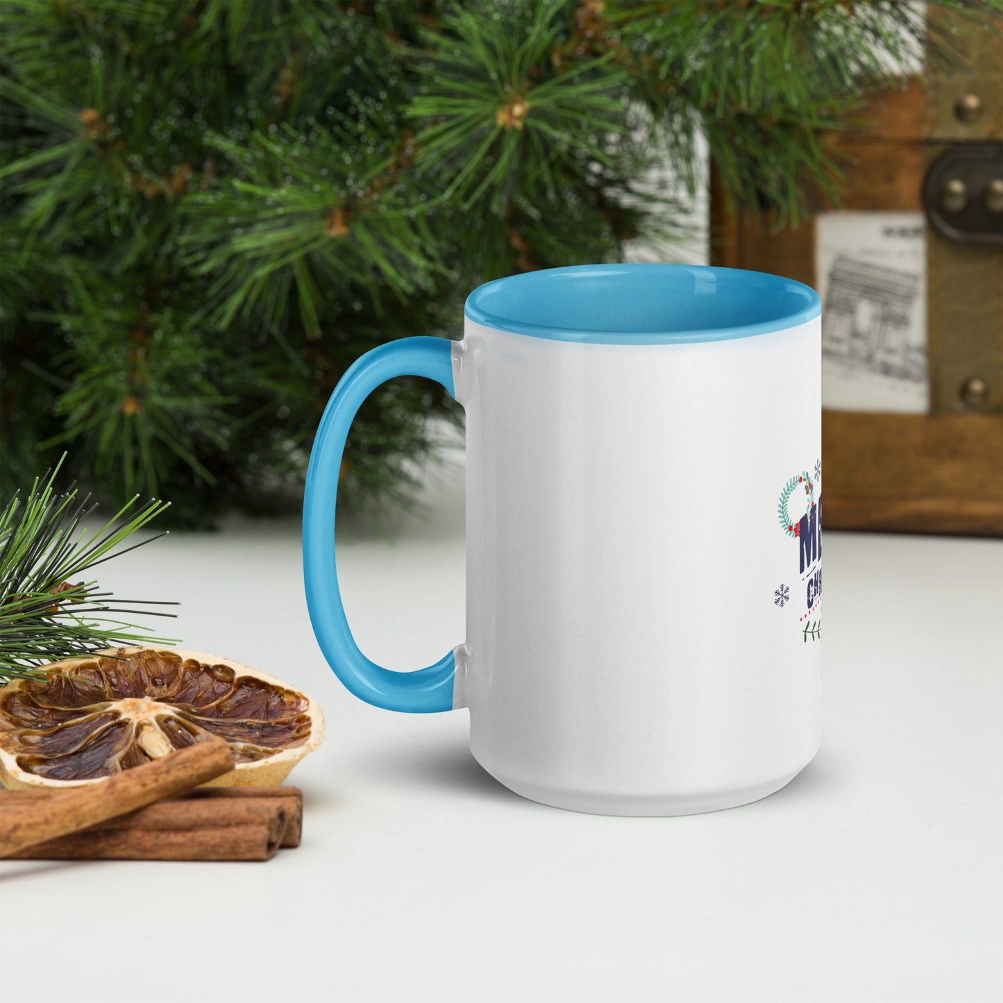 Merry Christmas - Mug with Color Inside