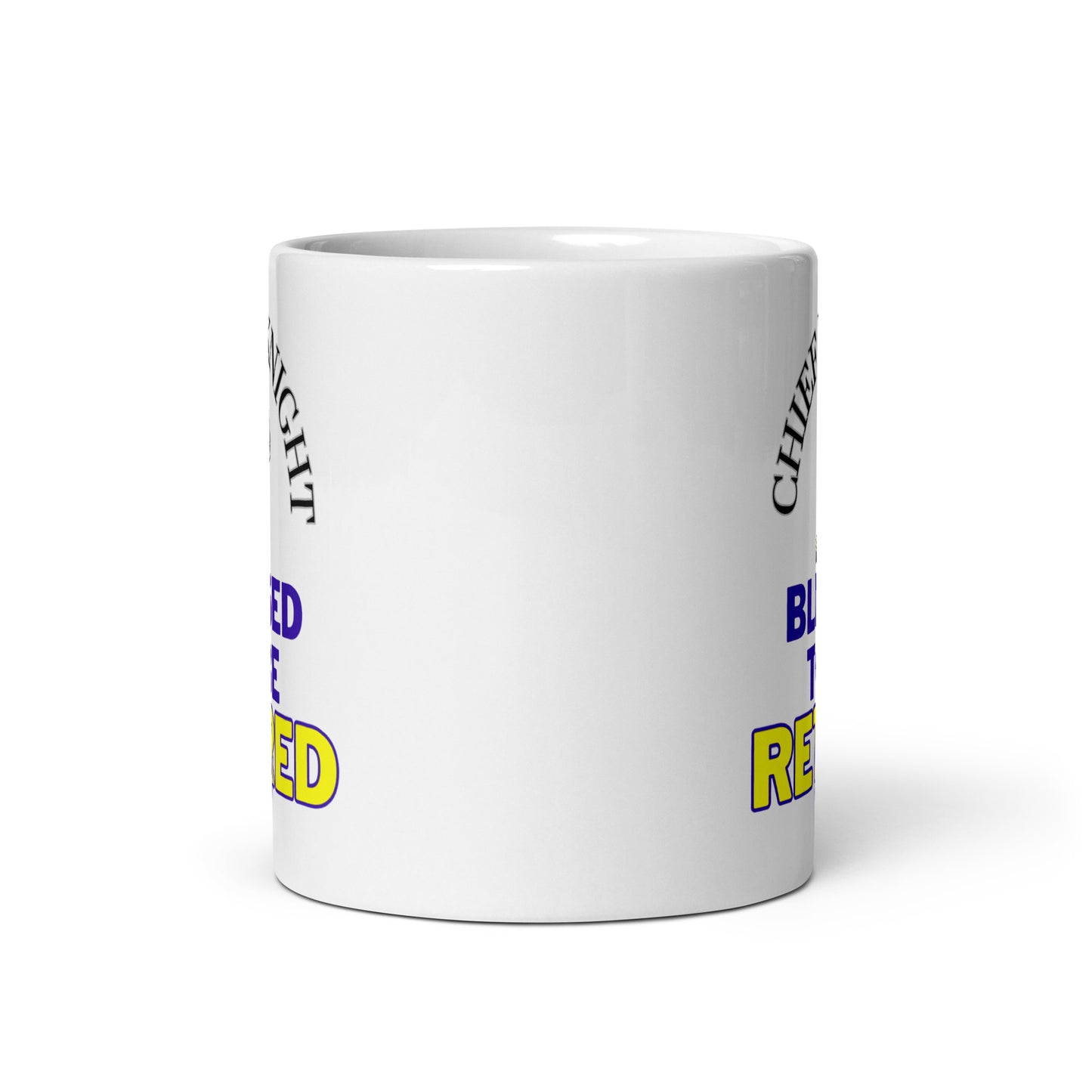 Blessed To Be Retired - White Glossy Mug