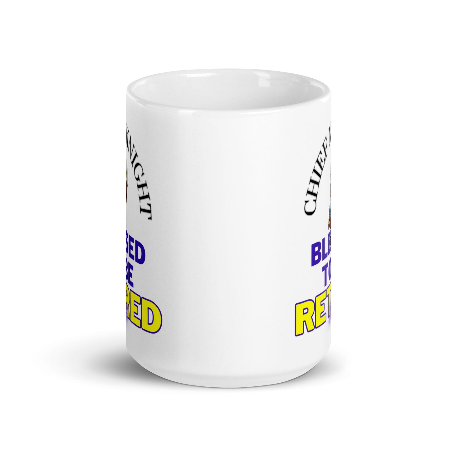 Blessed To Be Retired - White Glossy Mug