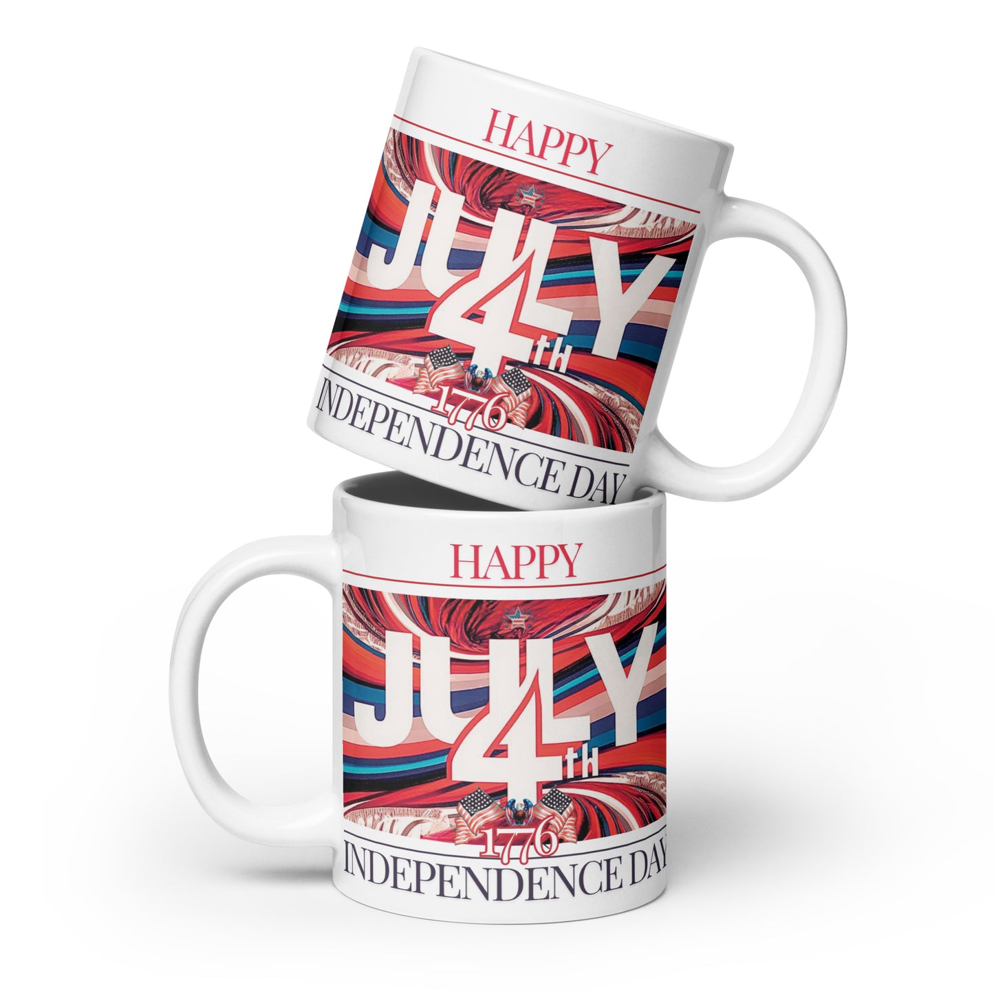 Home Of The Brave - White Glossy Mug