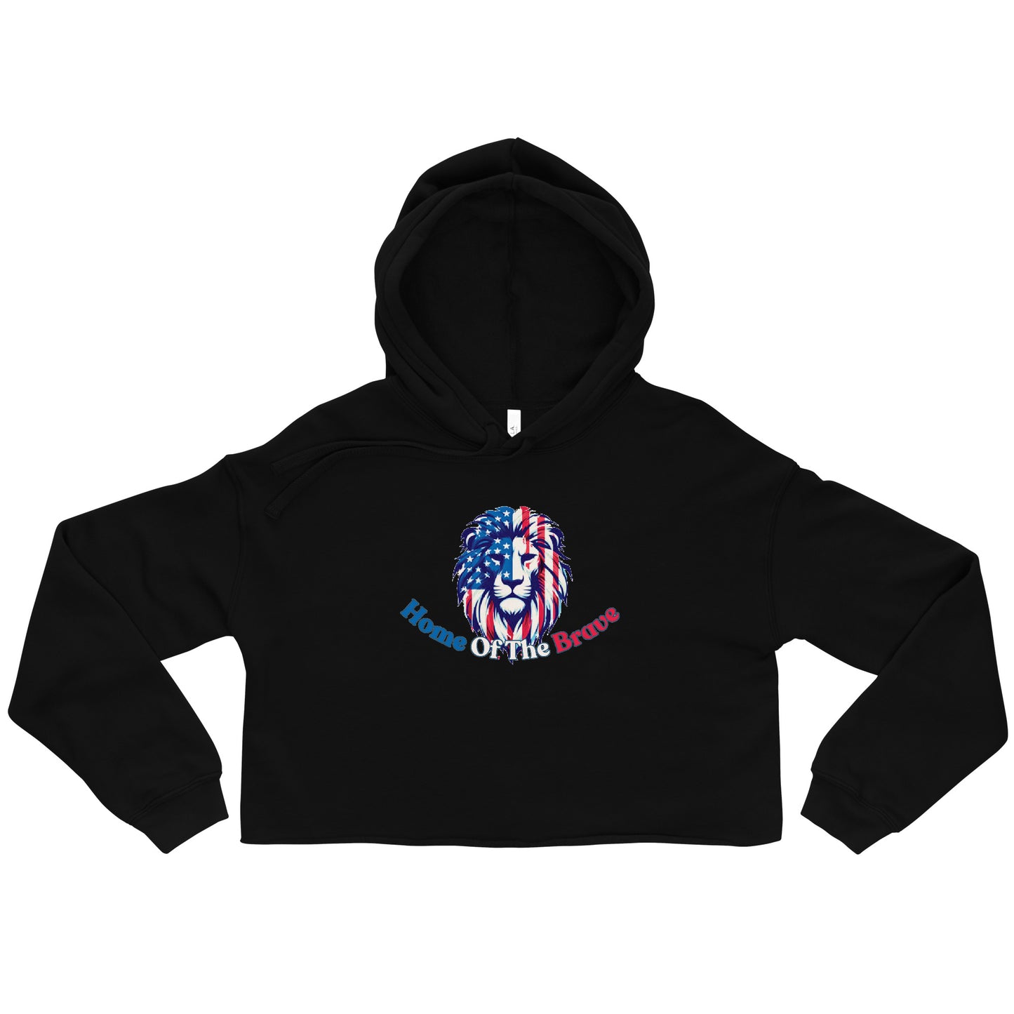 Home Of The Brave - Crop Hoodie