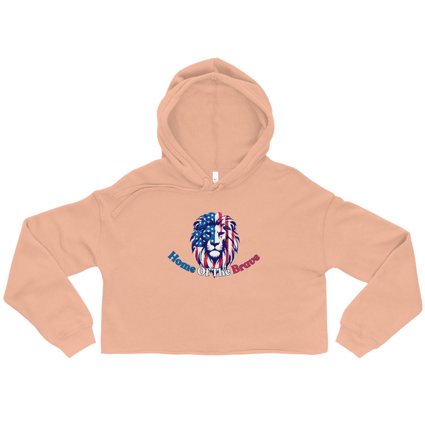 Home Of The Brave - Crop Hoodie